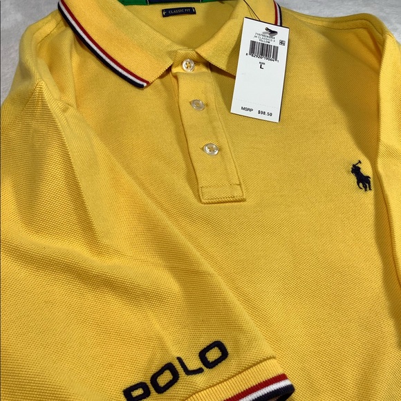 Polo Ralph Lauren Yellow Classic Mesh Spring 2020 - Picture 4 of 5
